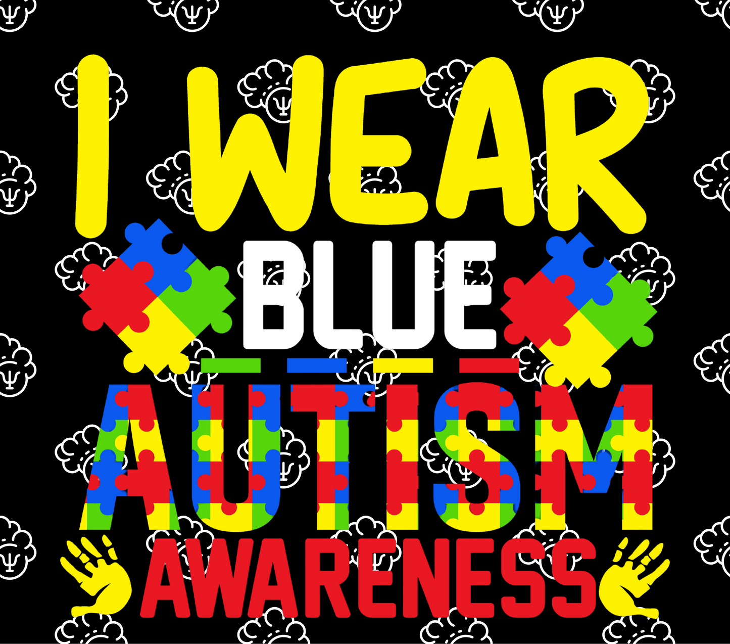 Autism Awsreness 20oz
