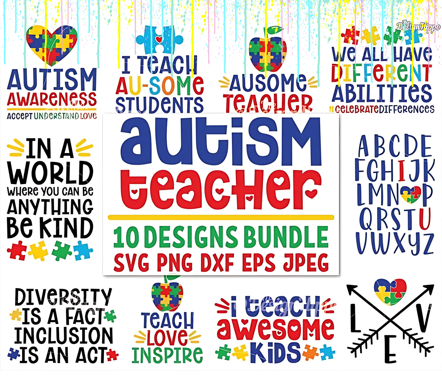 Autism Awsreness 20oz