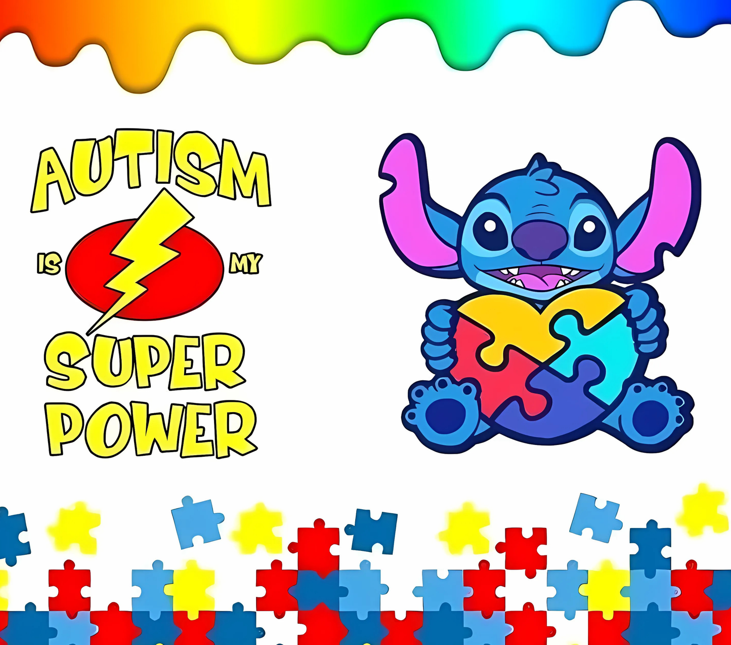 Autism Awsreness 20oz